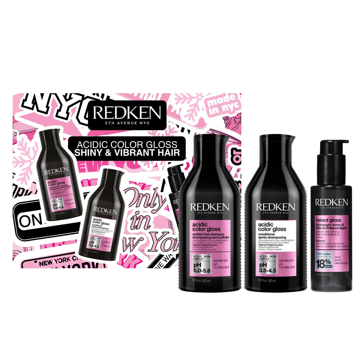 Acidic Color Gloss Holiday Gift Set